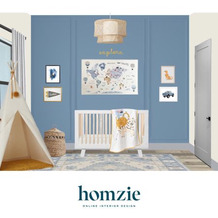 We loved designing this fun-themed nursery for our virtual interior design client. This space features, coastal rug, woven hamper, kids teepee, and white  Hudson crib

Work 1:1 with a Homzie virtual interior designer for a low flat-rate and receive a custom, shoppable decorating plan! - all online.  Get started homziedesigns.com/work-with-us


#LTKBaby #LTKHome #LTKStyleTip