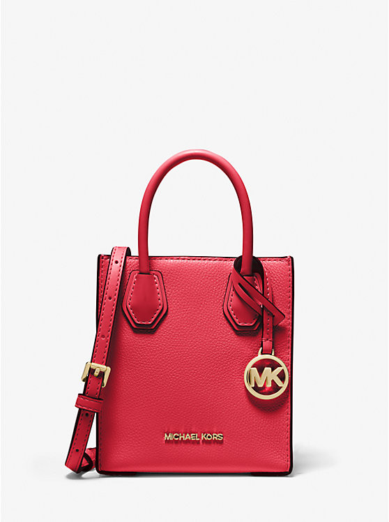 Mercer Extra-Small Pebbled Leather Crossbody Bag | Michael Kors US