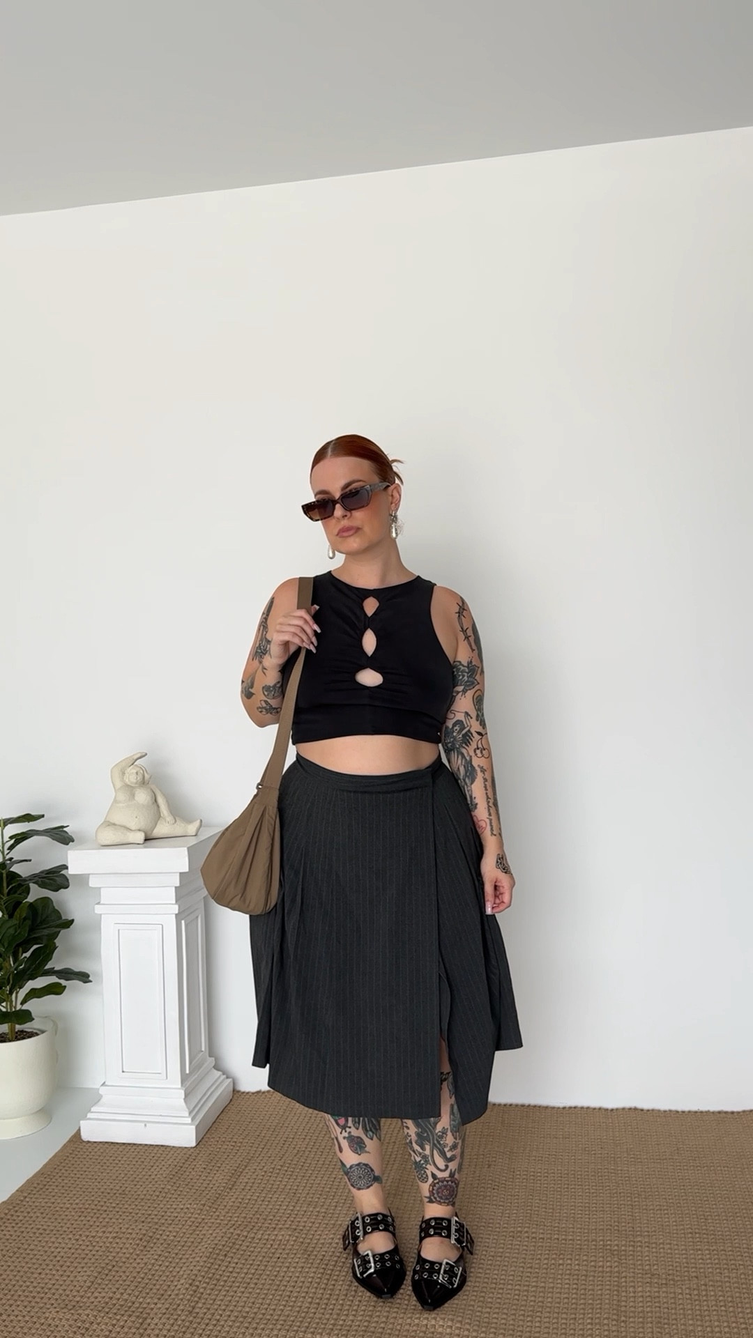 Current fixation - pleated skirts. I’m wearing a size 14 in the skirt. 

#LTKplussize