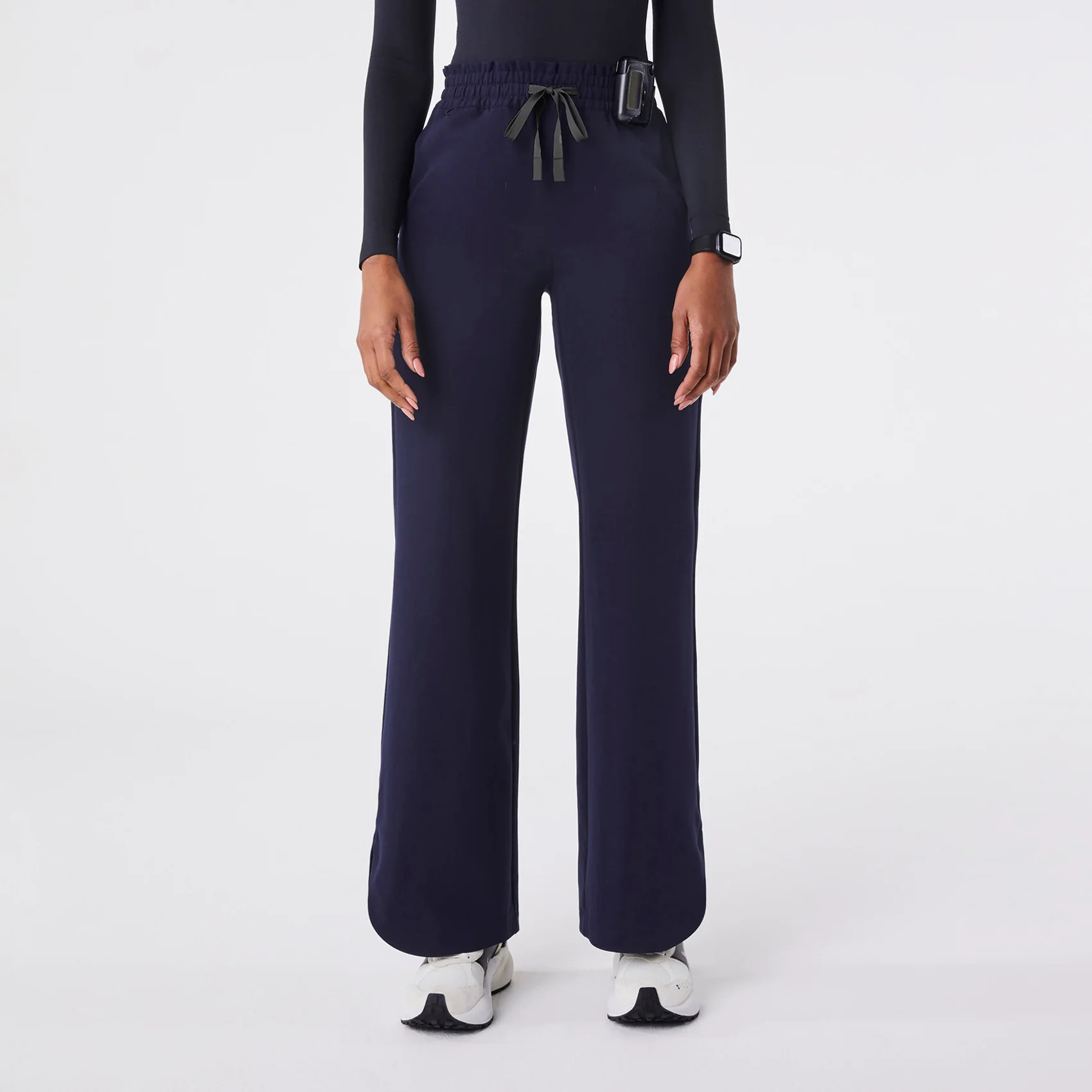 Women’s High Waisted Marseille Wide Leg Scrub Pants - Navy · FIGS | FIGS