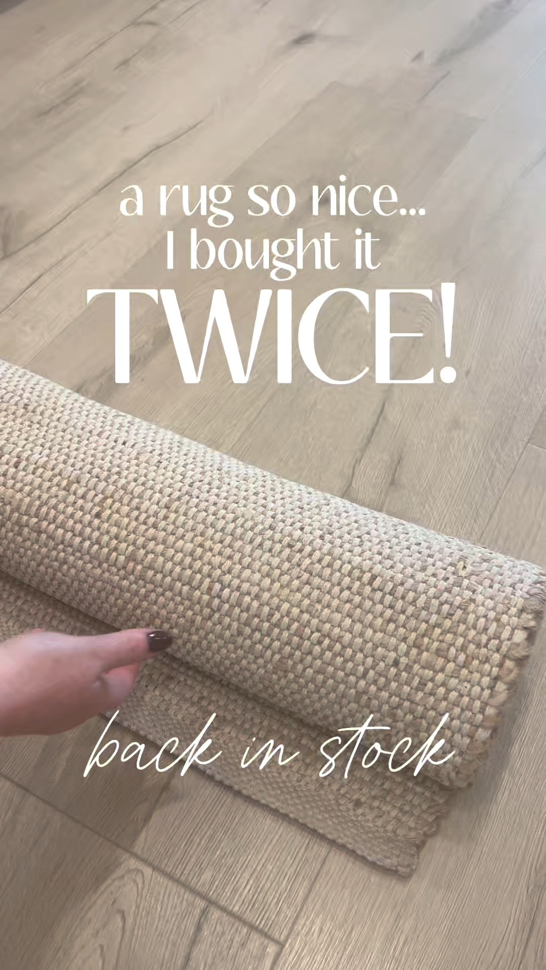 Best Selling No Shed Jute Rug // ON SALE!

Jute rug, no shed, affordable find, rug, sales alert, viral find


#LTKFindsUnder100 #LTKSaleAlert #LTKHome