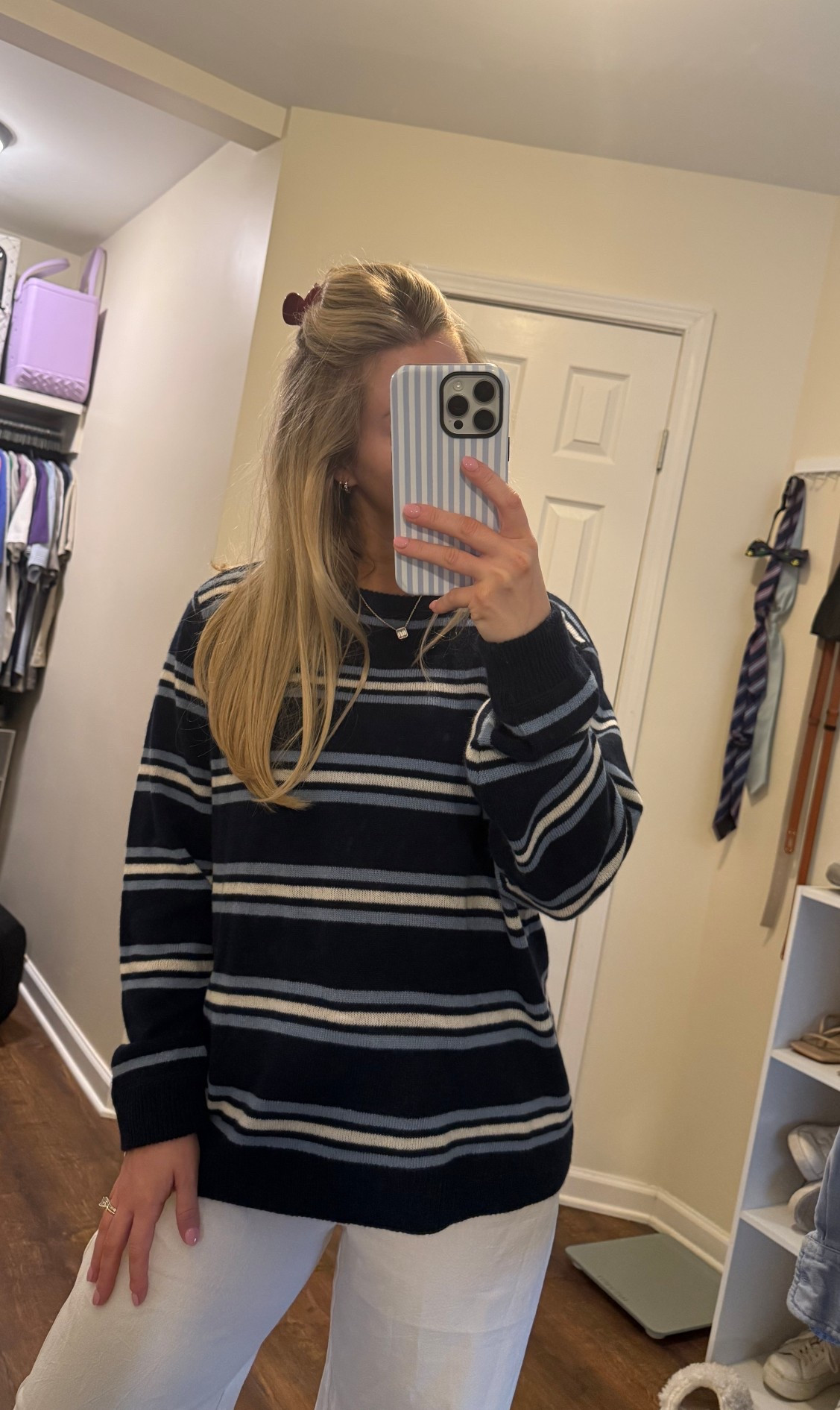 lightweight reformation sweater🩵