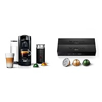 Nespresso Vertuo Plus Coffee and Espresso Machine by De'Longhi with Aeroccino, Ink Black with Nes... | Amazon (US)