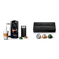 Nespresso Vertuo Plus Coffee and Espresso Machine by De'Longhi with Aeroccino, Ink Black with Nes... | Amazon (US)