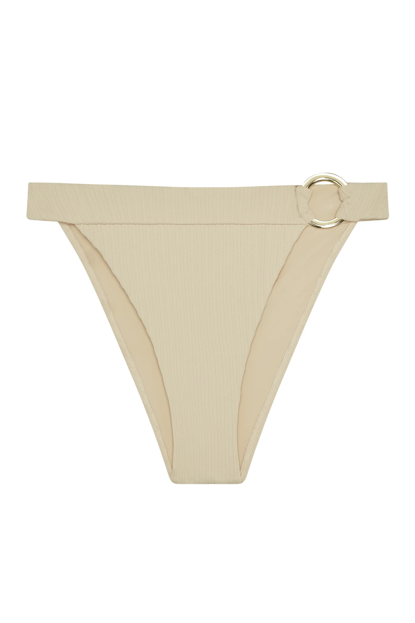 Antigua Bottom - Vanilla Matte Rib | Monday Swimwear