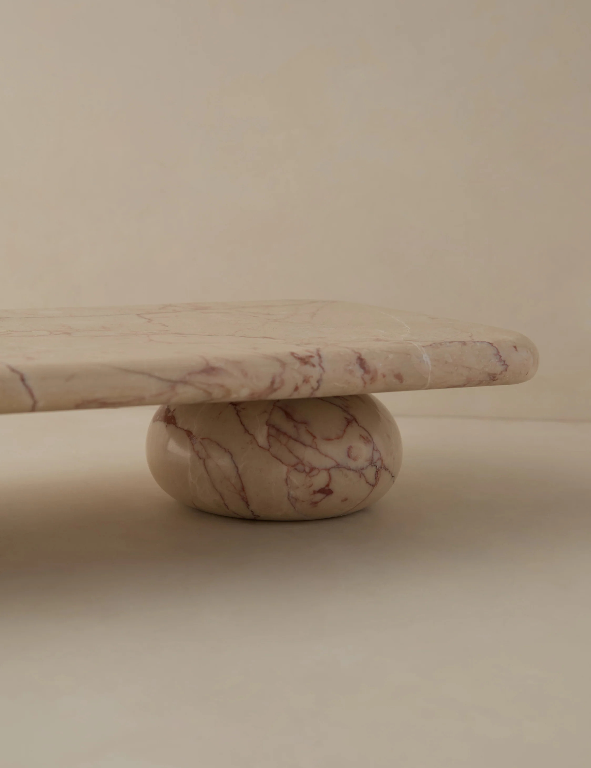 Lusine Rectangular Marble Serving Stand | Lulu and Georgia 