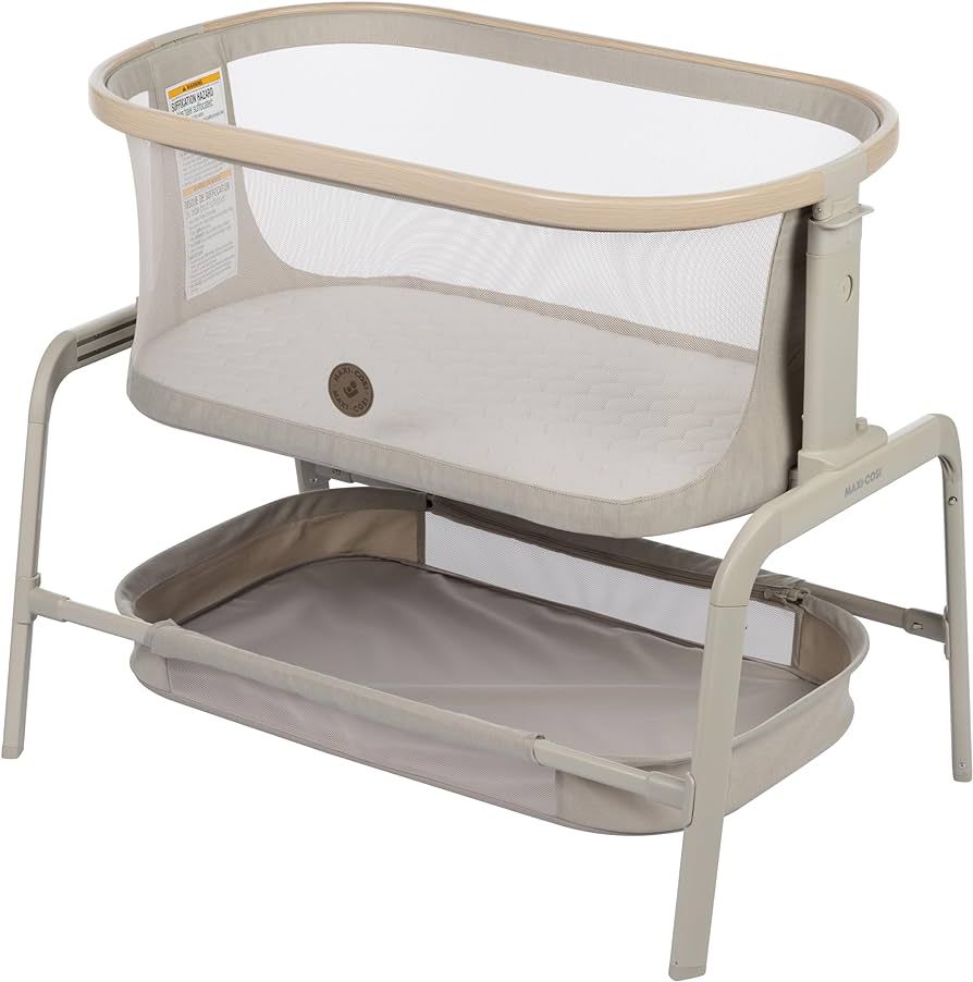 Maxi-Cosi Iora Bassinet Classic Oat: Portable Baby Bassinet, Infant Bedside Sleeper Crib, Height ... | Amazon (US)