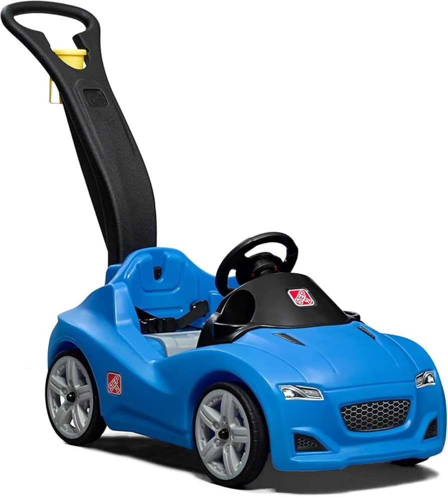 Step2 Whisper Ride Cruiser Kids Push Car, Ride On Toy, Stroller Substitute, Includes Seat Belt & ... | Amazon (US)