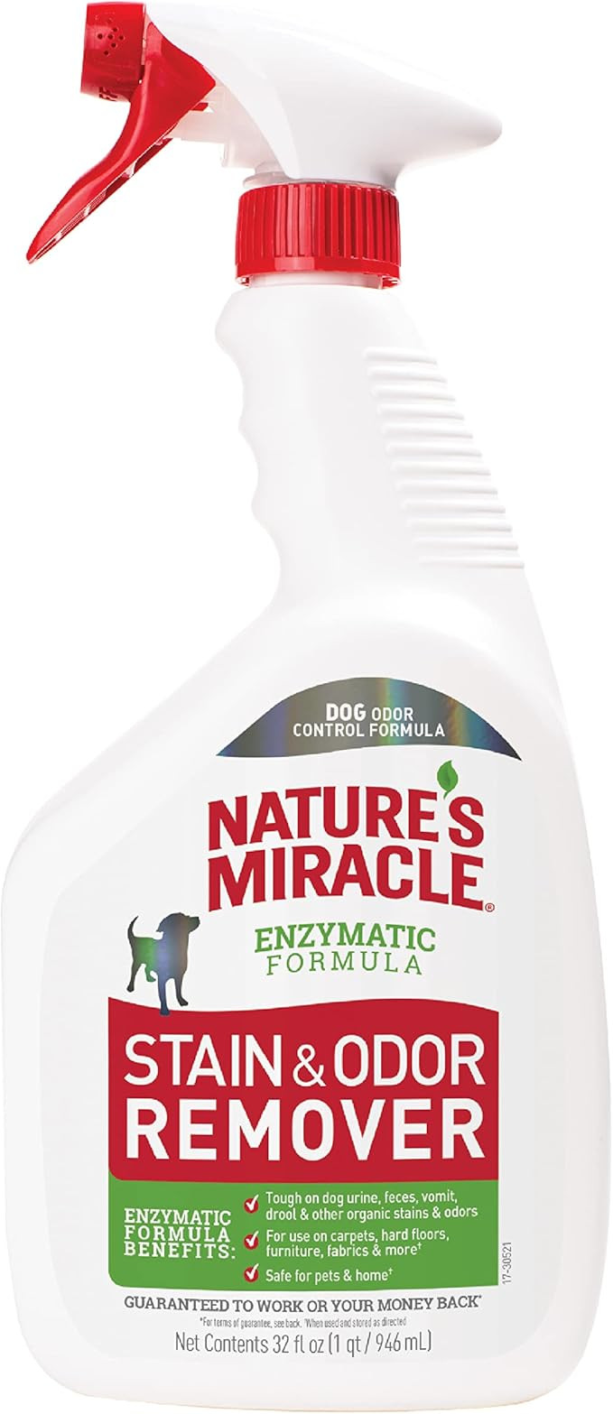 Nature’s Miracle Stain and Odor Remover Dog, 32 Ounces, Everyday Mess Enzymatic Odor Control Fo... | Amazon (US)