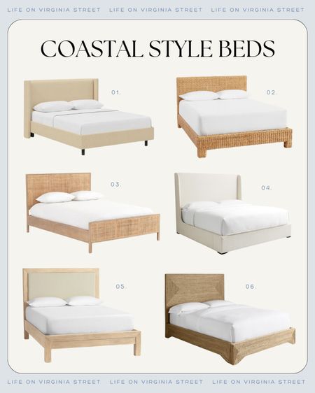 Loving these stylish and neutral coastal beds! Includes upholstered beds, woven beds, rattan beds, light wood beds and more!
.
#ltkhome #ltkseasonal #ltksalealert #ltkfamily bed frames, beachy beds, bedroom furniture

#LTKsalealert #LTKSeasonal #LTKhome