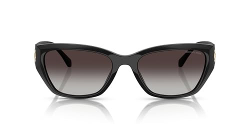 Michael Kors MK2242D Pearl River Sunglasses, Black/Dark Grey Gradient, 56 mm | Amazon (US)