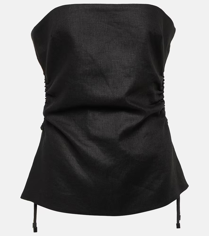 SIR Josefina strapless linen top | Mytheresa (US/CA)