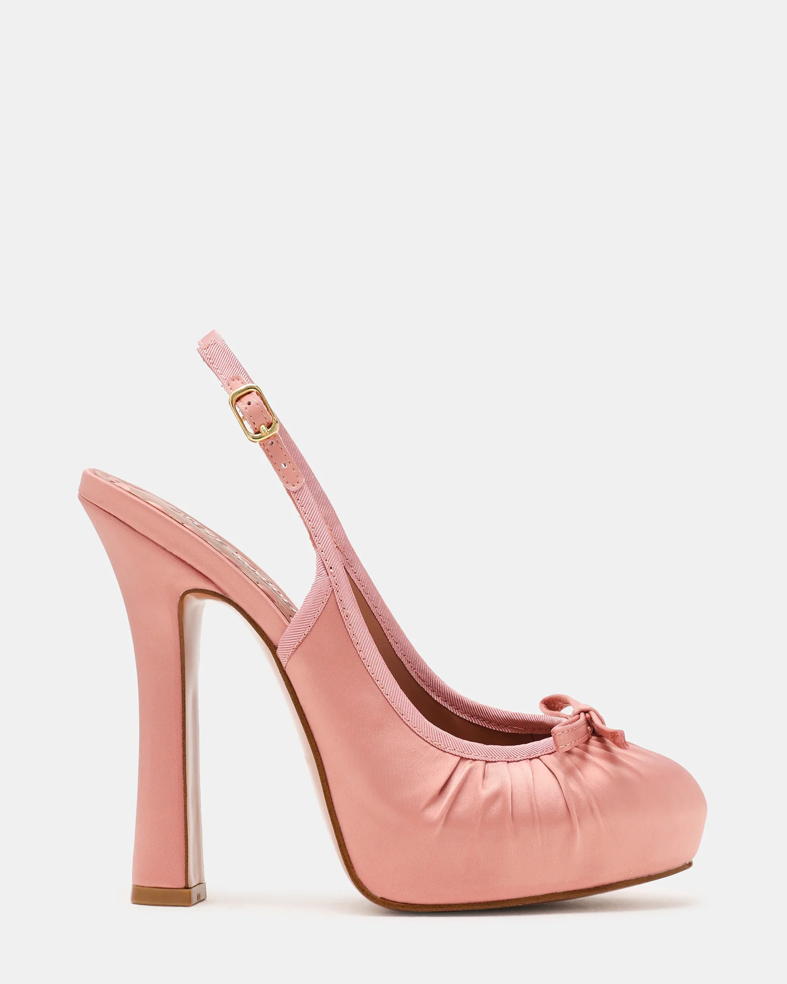 Steve Madden Women's Sofie Platform Heels - Blush Satin - Size 7.5 | Steve Madden (US)