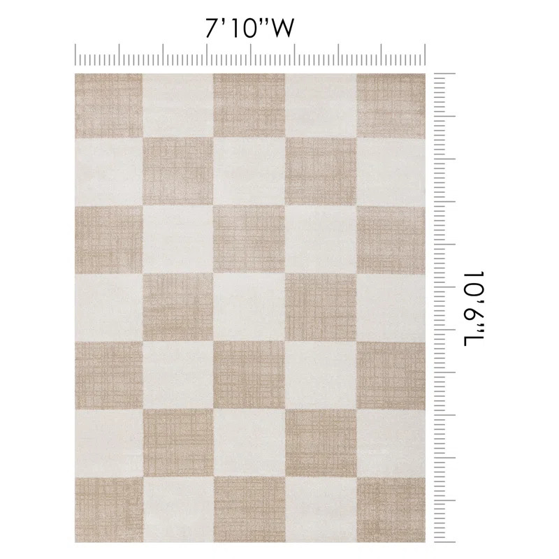 Wum Collection Cream/Beige Area Rug | Wayfair North America