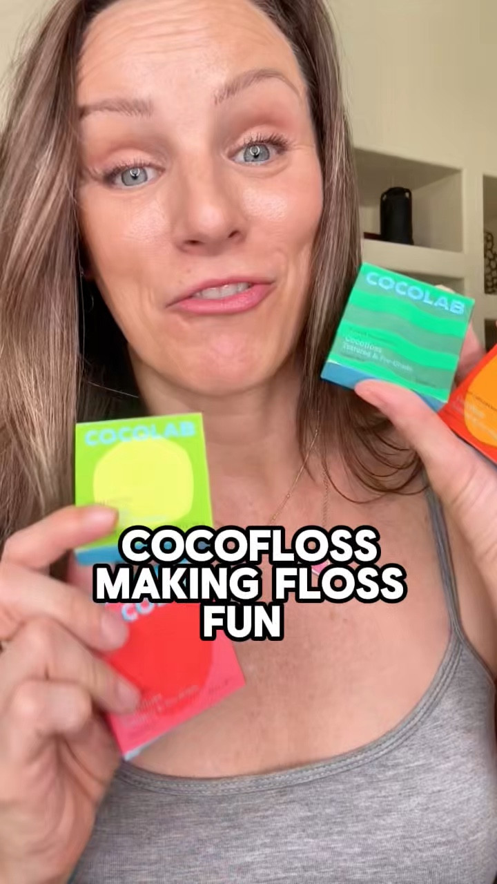 Reviewing CocoFloss — the colorful, tropical-flavored, eco-friendly dental floss my whole family loves. The texture works like a gentle loofah between teeth, it doesn’t shred, and the refillable case cuts waste. Flavors like watermelon, strawberry, and orange make flossing fun for both kids and adults. A little bougie? Yes. But it actually makes my family floss more, and that's a win.

#cocofloss #dentalfloss 

#LTKBeauty #LTKOver40