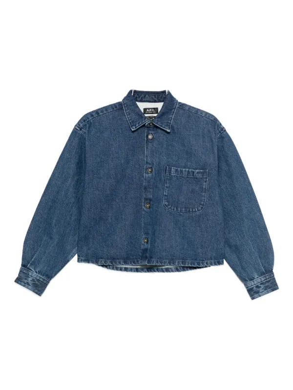 Samantha denim jacket | Farfetch Global