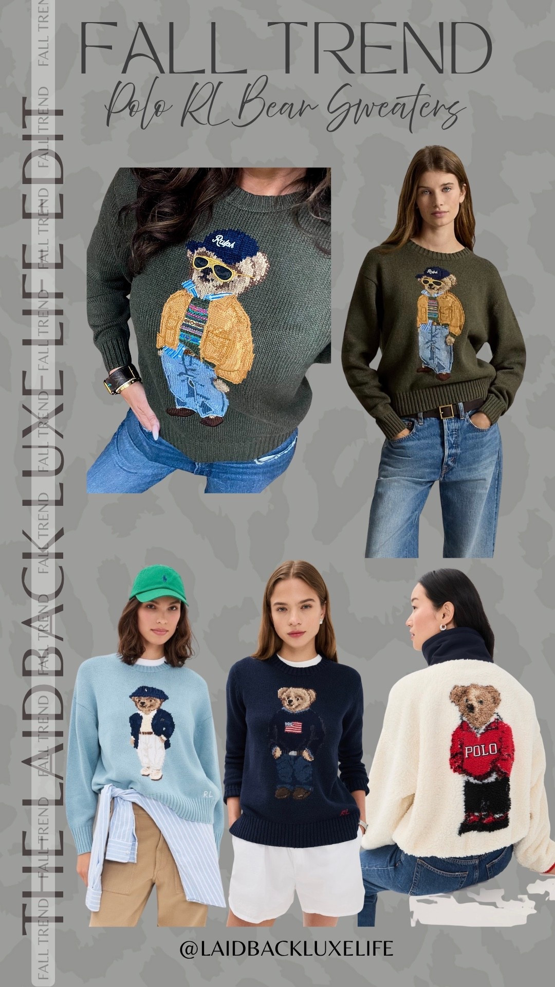 The Laidback Luxe Life Edit, Polo bear sweater sell out risk! 🚨 Pre Fall outfit, Fall trend, Fall outfit, Polo Ralph Lauren bear sweater, mom style inspo, casual outfit, I’m wearing a size small. I’m 5’10” for reference @nordstrom #LaidbackLuxeLife

Hey Beautiful! Feel free to comment on this post if you have any questions! 🫶🏽

Follow me for more fashion finds, beauty faves, lifestyle, home decor, sales and more! So glad you’re here!! XO, Karma

#LTKootd #LTKOver40 #LTKSeasonal