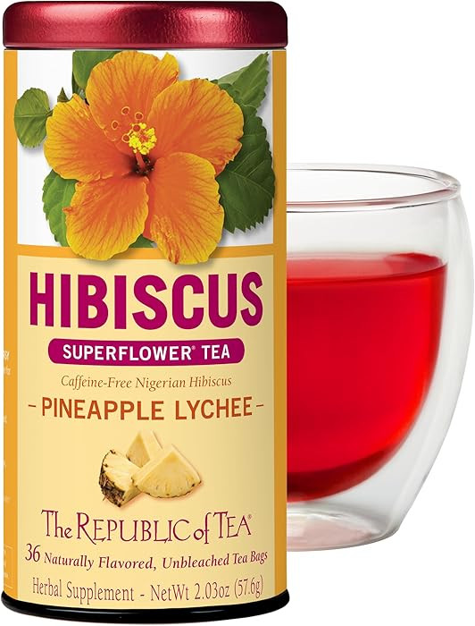 The Republic of Tea, Pineapple Lychee Hibiscus, 36-Count | Amazon (US)