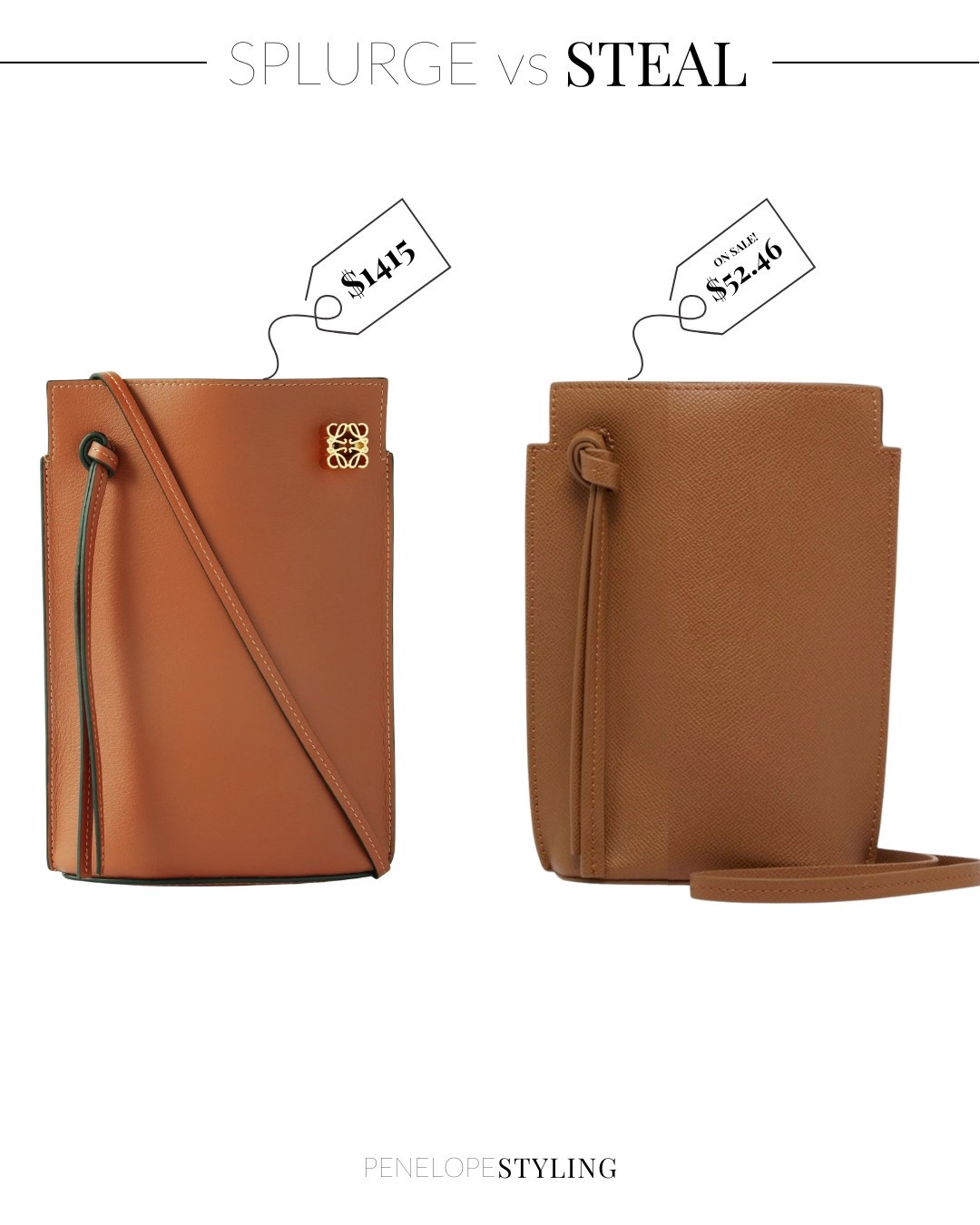 Splurge on the Loewe designer version over $1400, or snap up this STEAL on sale for just $52!! 

#tanbag #tanaccessories #bag #splurgeVSsteal #fabfind

#LTKaustralia #LTKbag #LTKsale