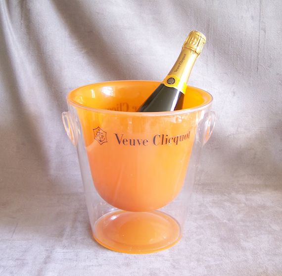 Veuve Clicquot Ponsardin champagne bucket Veuve Clicquot orange bucket for champagne bottle vinta... | Etsy (US)