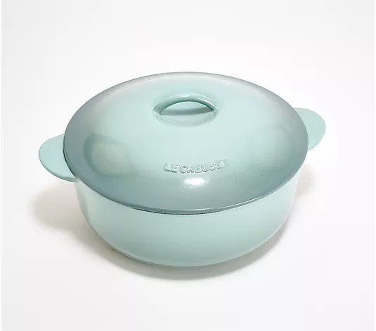 Le Creuset Heritage 4-qt Enameled Cast Iron Round Oven w/ Lid - QVC.com | QVC