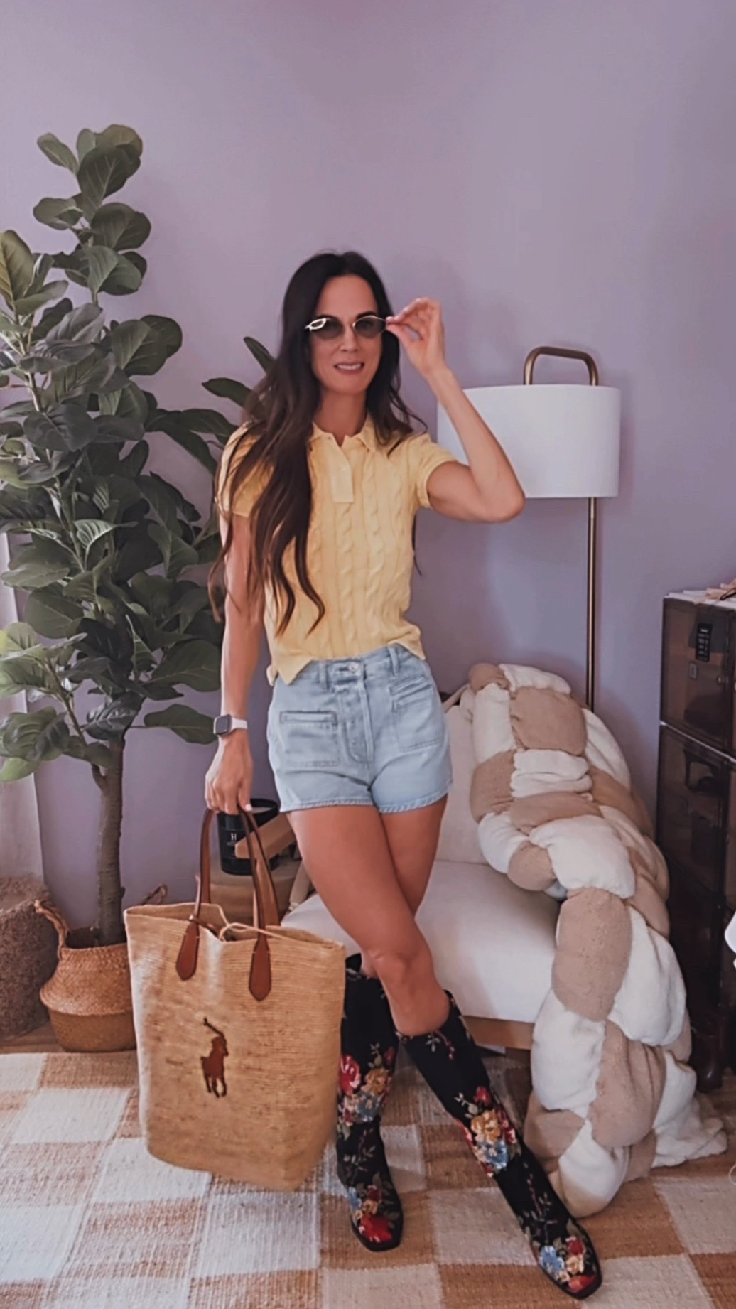 Serving up spring chic with a twist! This sunshine yellow polo sweater is the color of the season—but let’s be real, these embroidered boots are the moment. Giving major Ralph Lauren runway energy, and I’m here for it.

Wearing size S sweater and 24 in shorts. 

Comment BOOTS to get the look sent straight to your DMs!

#RalphLaurenStyle #OOTD #SpringFashion #RunwayVibes #StatementBoots #PoloLook #ClassicWithATwist #NicoleColeeStyle #PreppyWithPunch #LTKStyle #LTKSpring #HighLowFashion #larroude 



#LTKGiftGuide #LTKShoeCrush #LTKStyleTip
