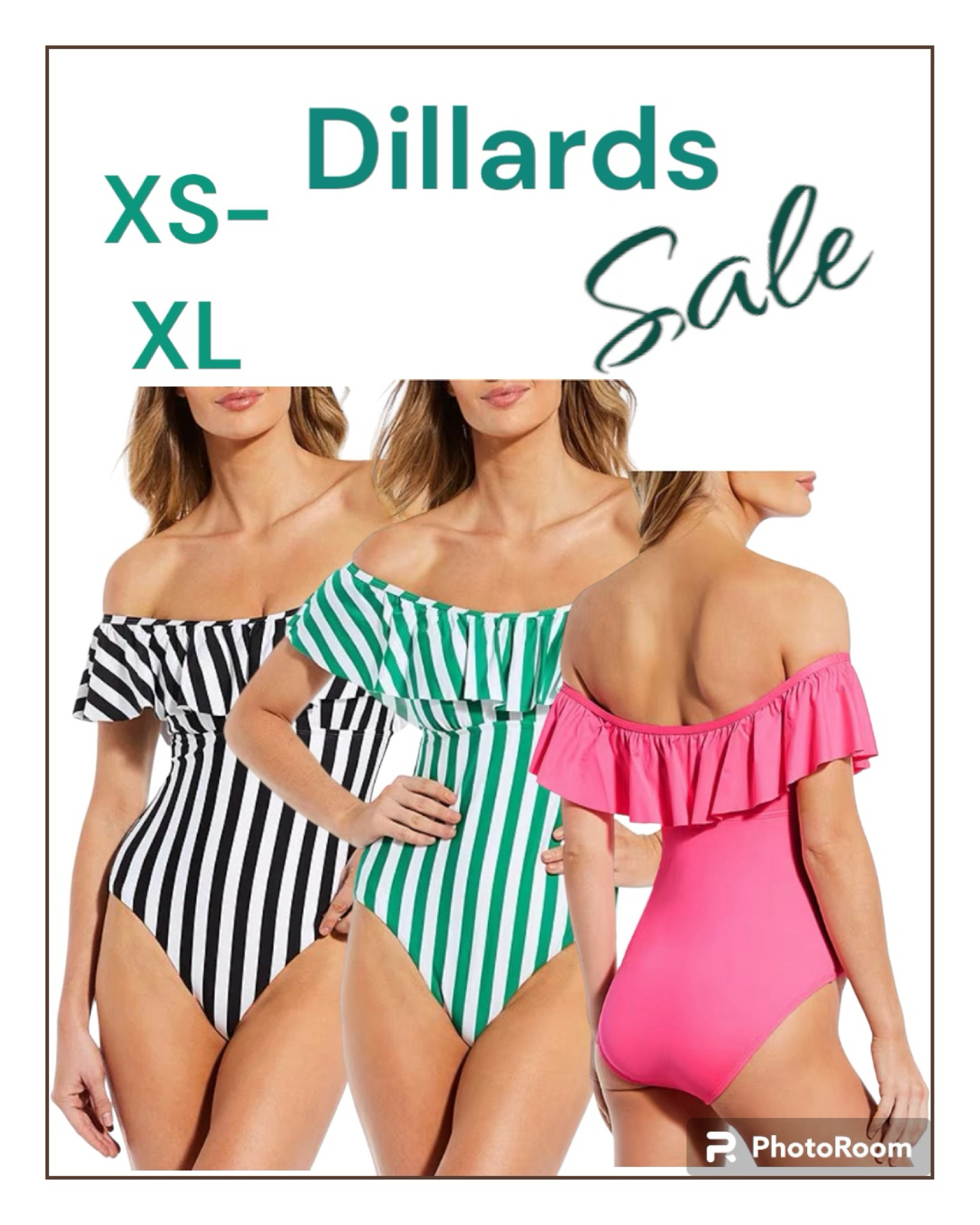 Dillards sale on swimsuits. 
#swimsuit

#LTKswim