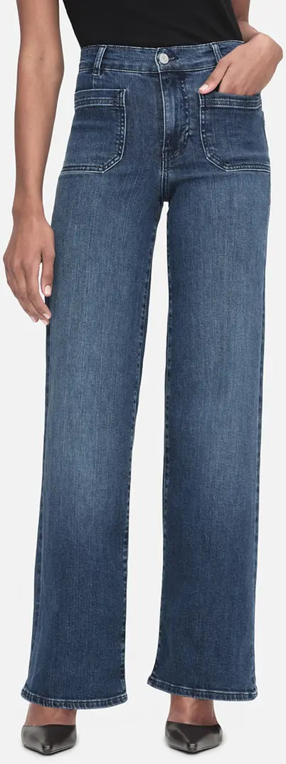 FRAME Le Slim Palazzo Pocket Wide Leg Jeans | Nordstrom | Nordstrom