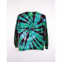 Tie Dye Long Sleeve Spiral T-Shirt - Id 1005Ls | Etsy (US)