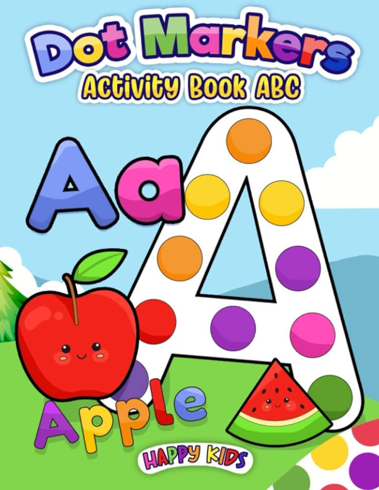 Dot Markers Activity Book ABC: Do a dot page a day (ABC) Easy Guided BIG DOTS | Gift For Kids Age... | Amazon (US)