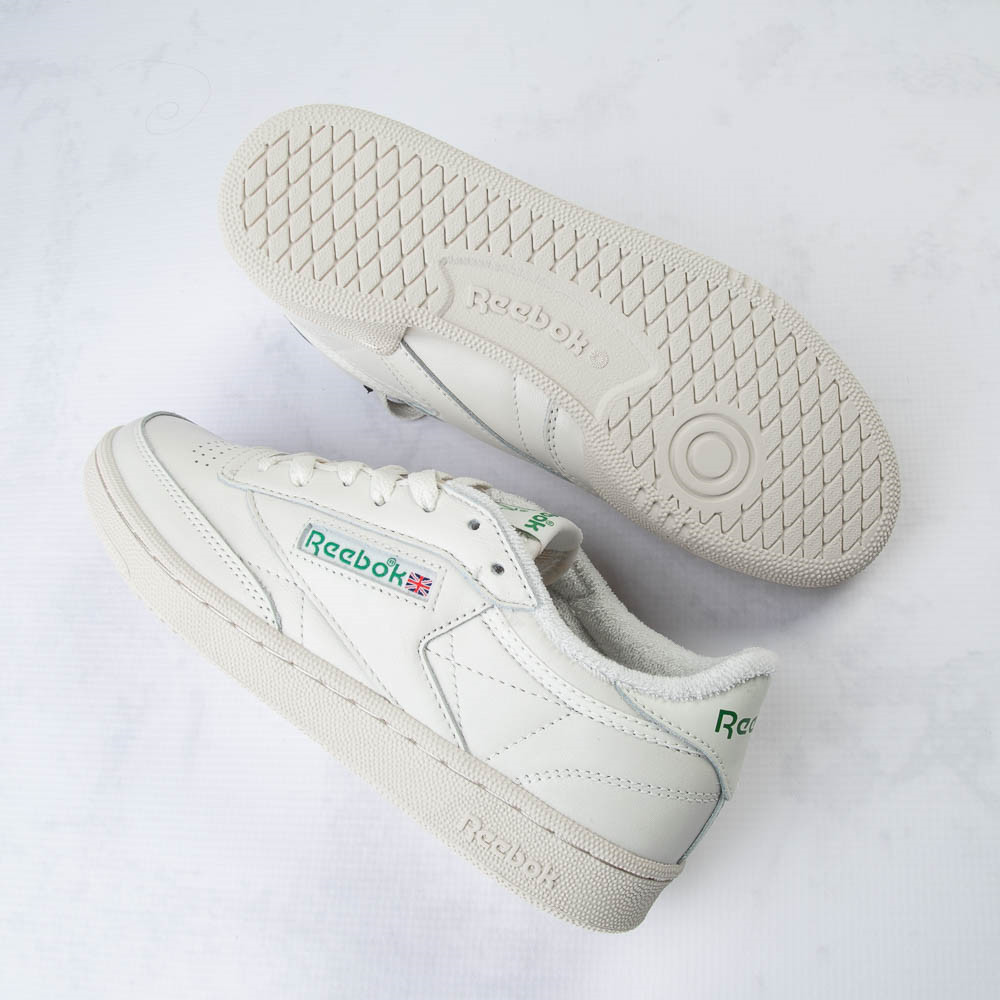 Womens Reebok Club C Vintage 85 Athletic Shoe - Chalk / Alabaster / Glen Green | Journeys