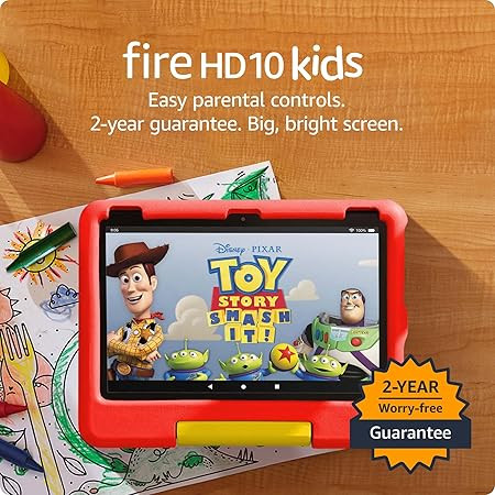 Amazon Fire HD 10 Kids tablet (newest model) | Officially Licensed Toy Story 30th Anniversary Edi... | Amazon (US)