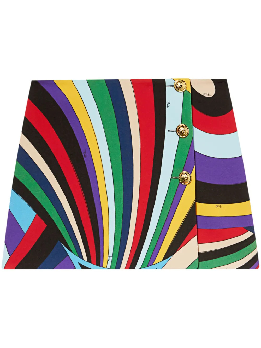 PUCCI Iride-print Mini Skirt | Blue | FARFETCH | Farfetch Global