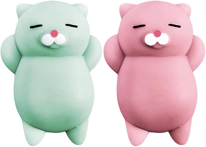 Nutty Toys Squishy Cat Set - 2" Soft Silicone Kawaii Kitties, Top Stress Relief Toy 2026, Unique ... | Amazon (US)