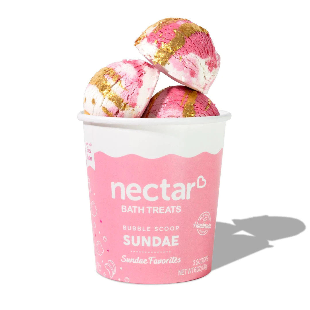 Champagne Kisses Bubble Scoop Sundae | Nectar Bath Treats