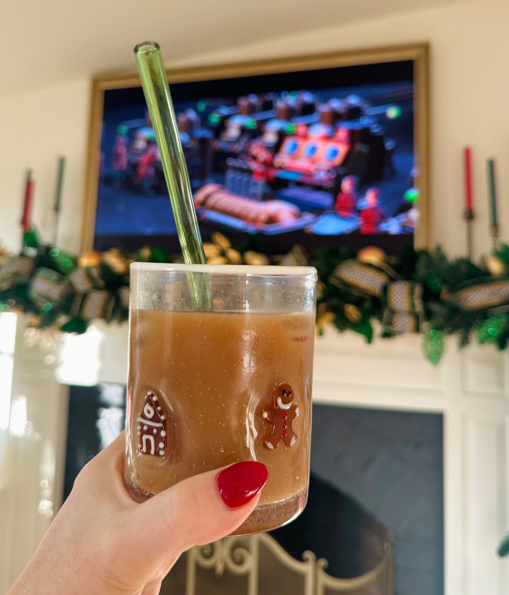 This gingerbread glass and green straw combo bring me almost as much joy as my morning coffee itself.

gingerbread glass green glass straw holiday kitchen christmas drinkware cozy morning essentials festive coffee accessories holiday hosting cute glassware amazon finds christmas kitchen decor

#LTKHoliday