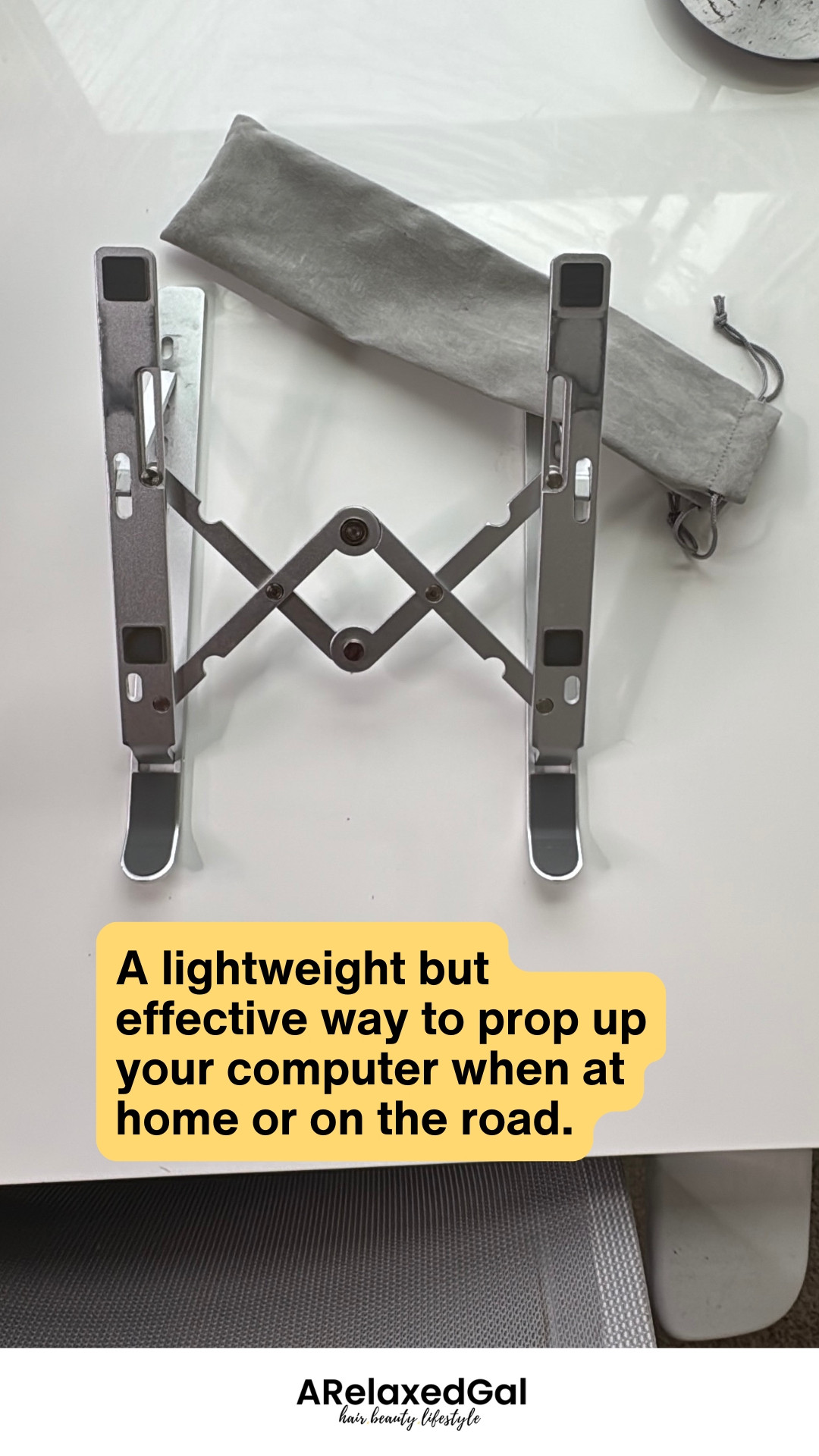 I use this computer stand on my desk, and a standing desk that I use for my treadmill.
#amazonfind  

 #LTKHome