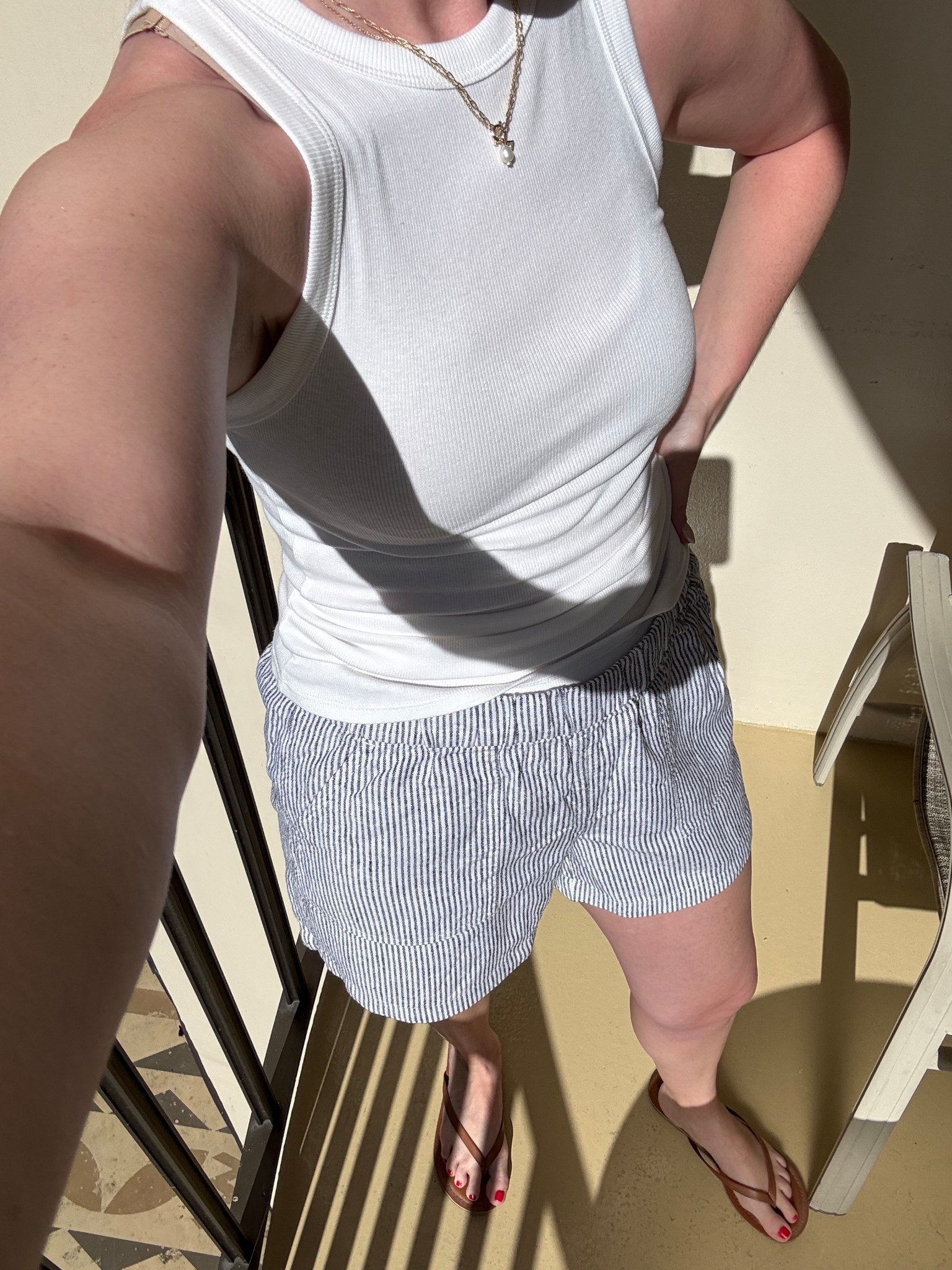 Casual summer coffee run outfit! These shorts run large - I’m wearing an XS and they’re still a bit big! 

#LTKSeasonal #LTKFindsUnder50 #LTKStyleTip