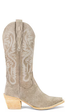 Jeffrey Campbell Dagget Boot in Taupe Suede from Revolve.com | Revolve Clothing (Global)