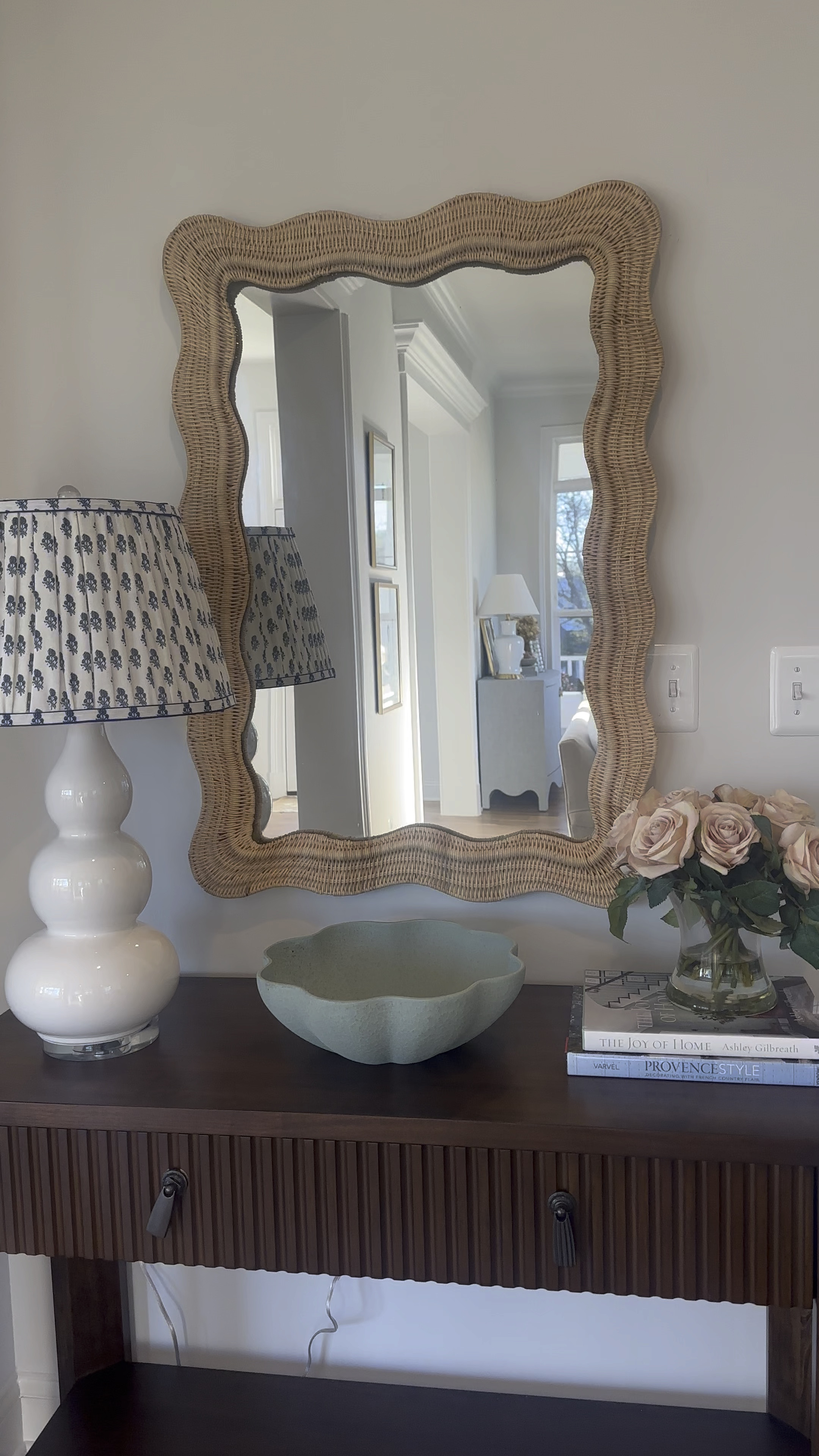 My rattan scalloped mirror has been restocked! I have the playful spin on a classic ✨ 

#LTKHome