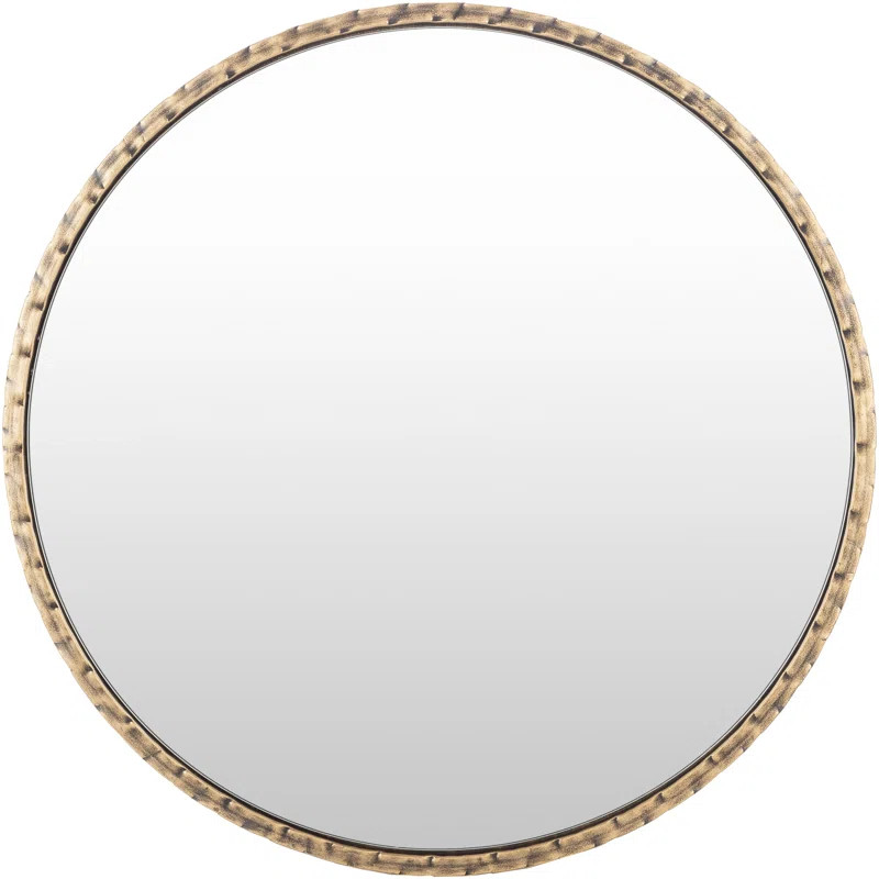 Alvyn Round Metal Wall Mirror | Wayfair North America