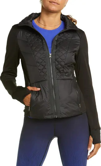 Performance Mixed Media Jacket | Nordstrom