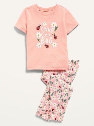 Unisex Loose-Fit Graphic Pajama Set for Toddler & Baby | Old Navy (CA)