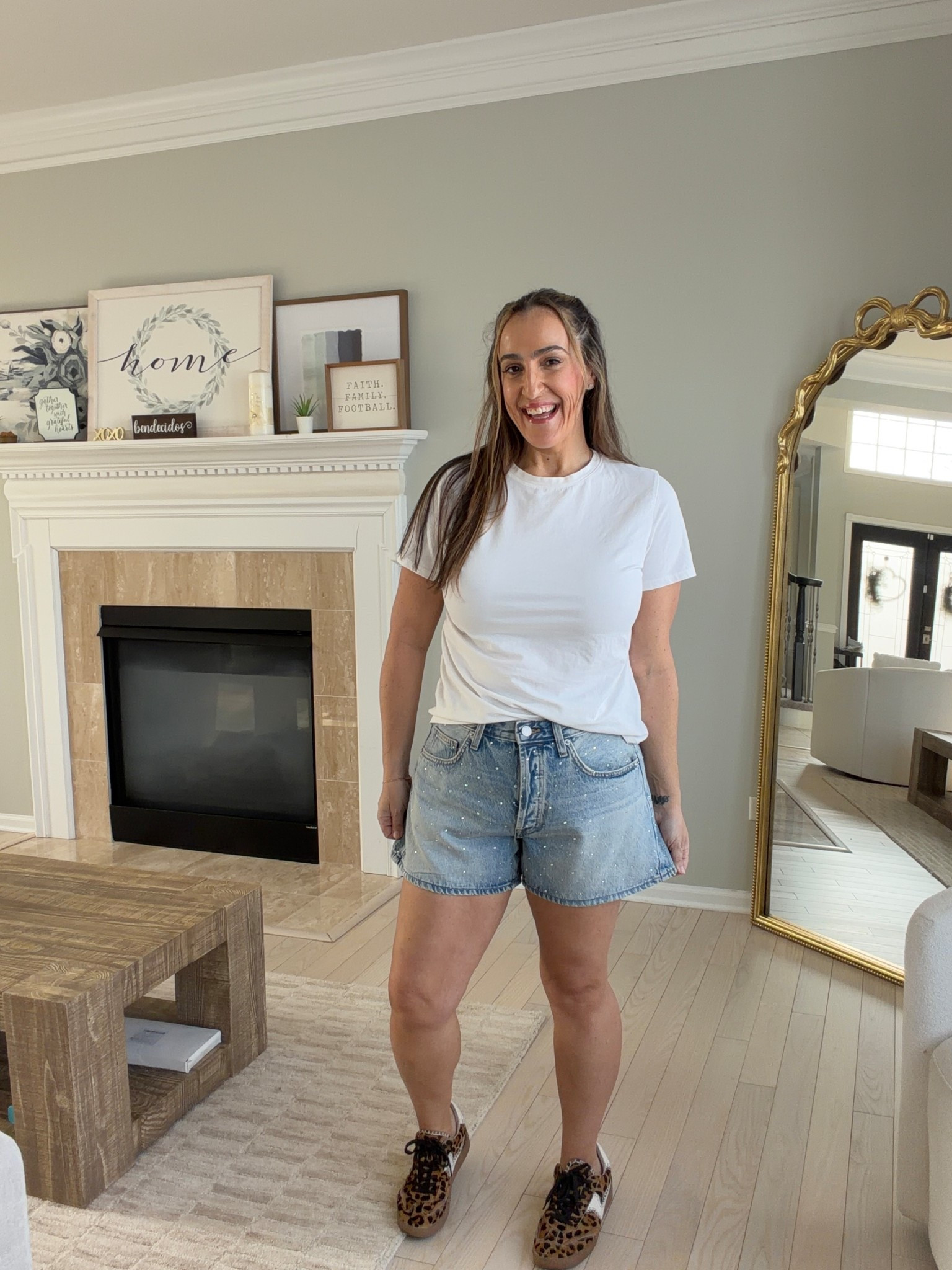 These shorts are just too fun!

The run roomy but I like true size 8 so they aren’t too tight! Size medium in the tee!

#LTKootd #LTKmomlife #LTKOver40