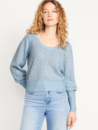 Pointelle Sweater | Old Navy (US)