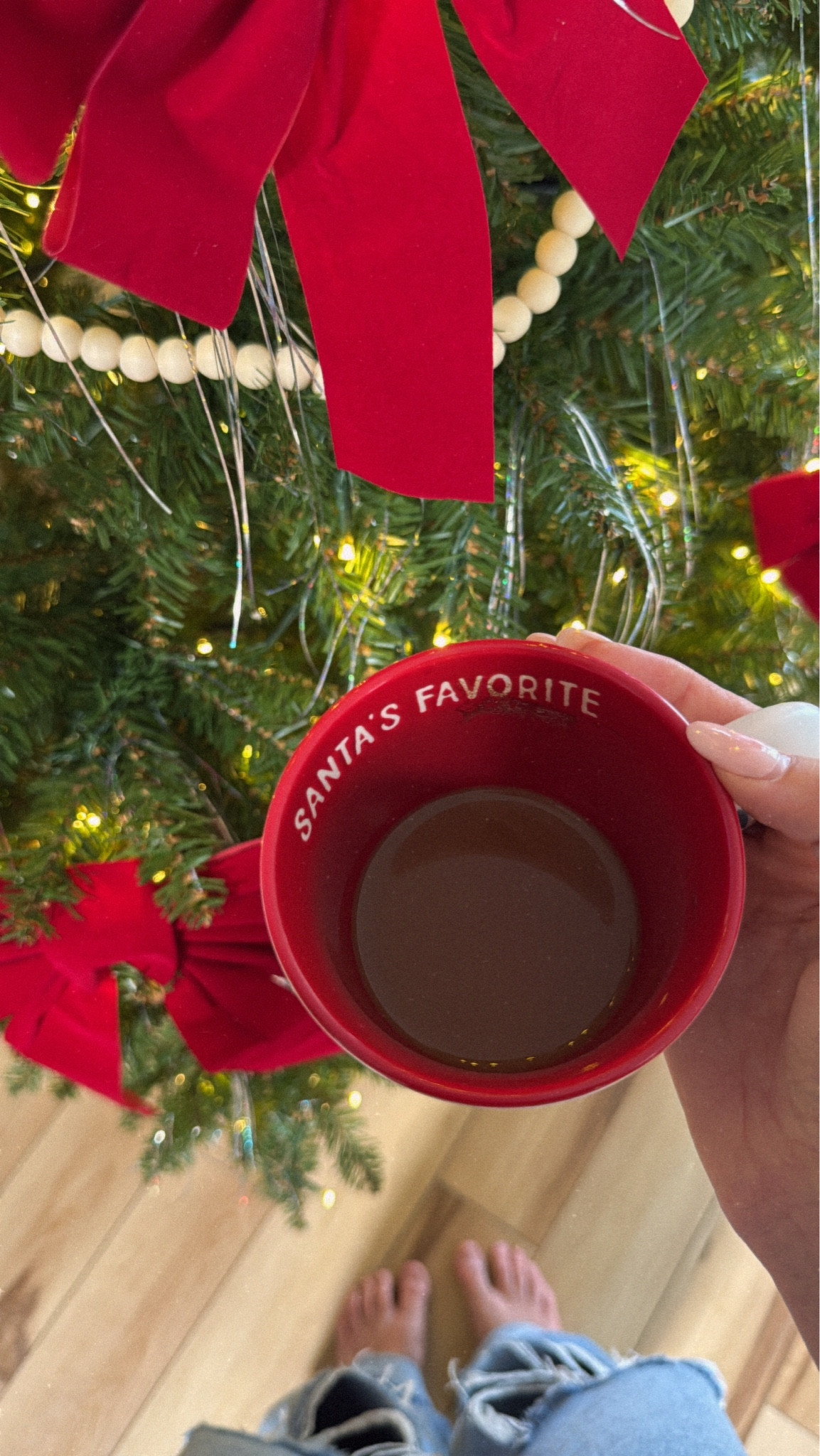 coffee near a Christmas tree tastes so much better 



#LTKHome #LTKHoliday #LTKSeasonal