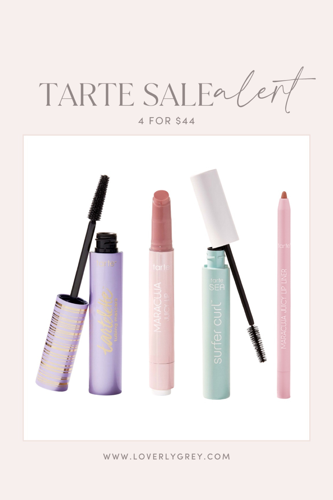Tarte 4 for $44 sale alert! Perfect stocking stuffers for her 🙌 These 4 are Loverly Grey’s favorites! 

#LTKGiftGuide #LTKbeauty #LTKsalealert
