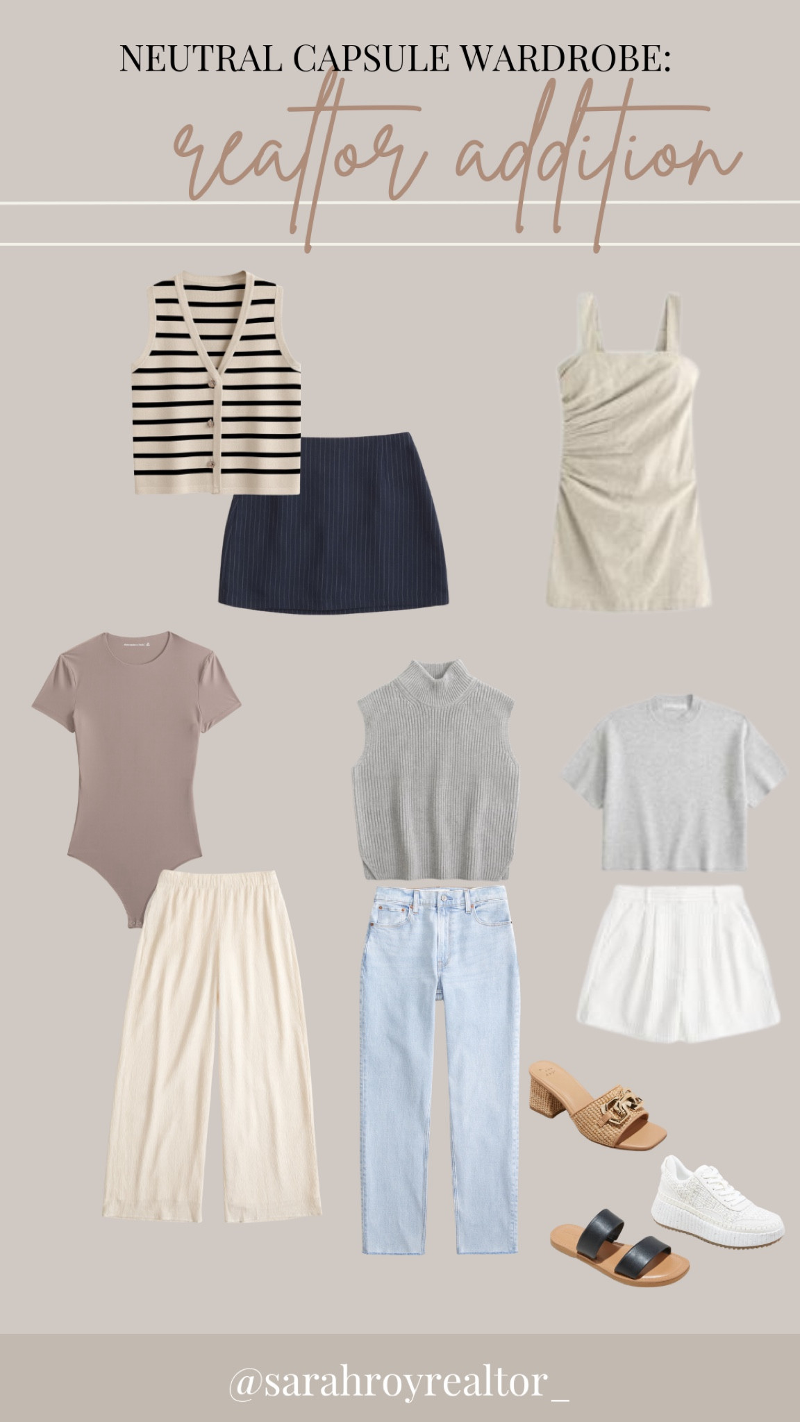 Neutral Realtor Capsule Wardrobe 🤍

#LTKFindsUnder50 #LTKWorkwear