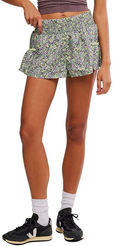 Free People Womens Get Your Flirt on Print Shorts | Amazon (US)