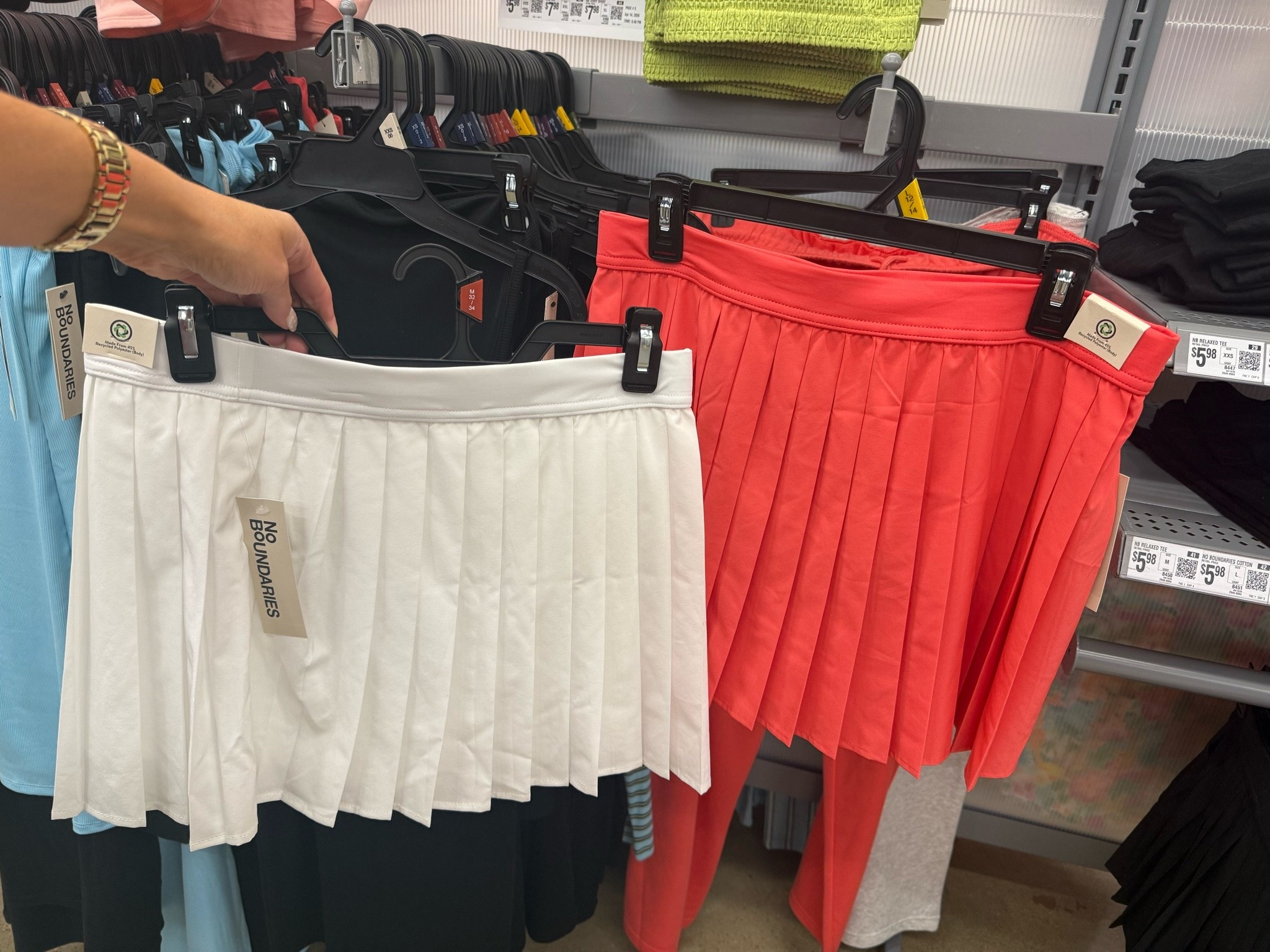 Tennis skirts at Walmart. 💋so many colors available in it and perfect for summer.